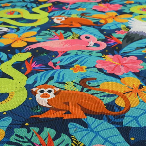 Neon jungle upholstery fabric - neon,
