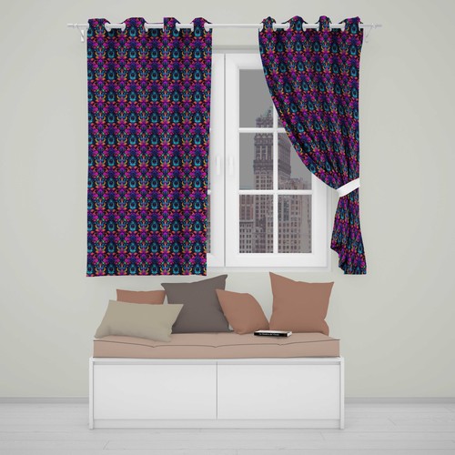 Blackout eyelet curtains - eyelet,
