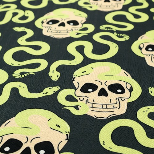 Neon snake upholstery fabric - upholstery,