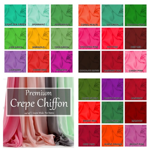 Sheer crepe chiffon fabric - sheer,