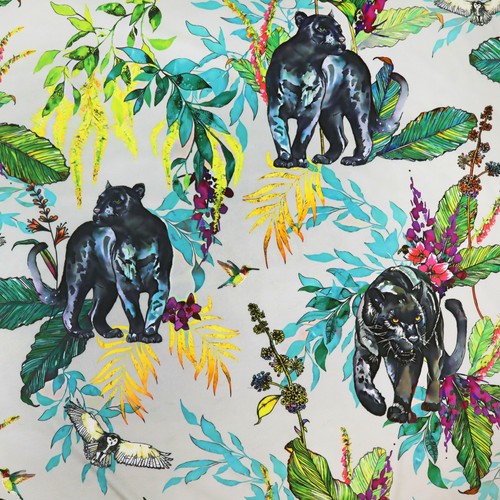 Black panther upholstery - black,