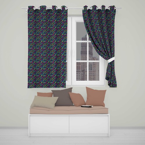 Blackout eyelet curtains - eyelet,