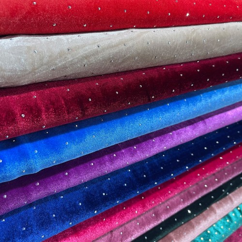 Plain soft velour velvet - soft,