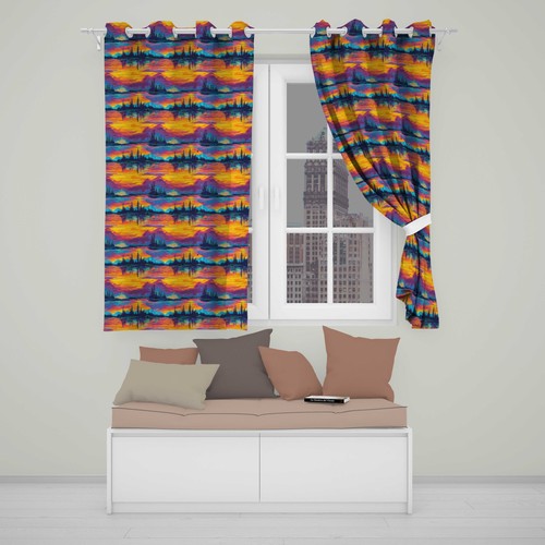 Blackout eyelet curtains - blackout,