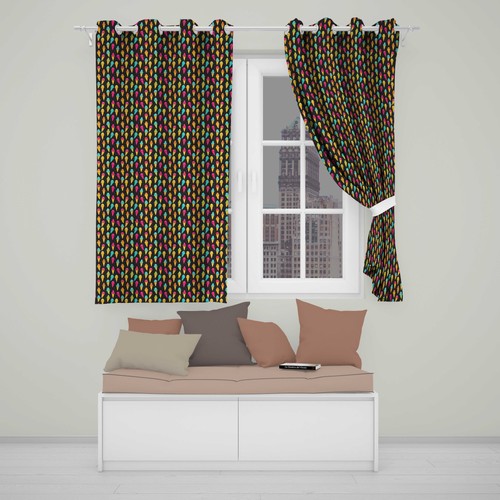 Blackout eyelet curtains - blackout,
