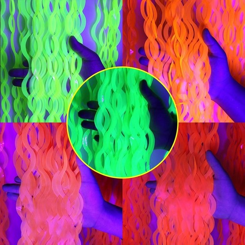 Neon rain curtain party - rain,