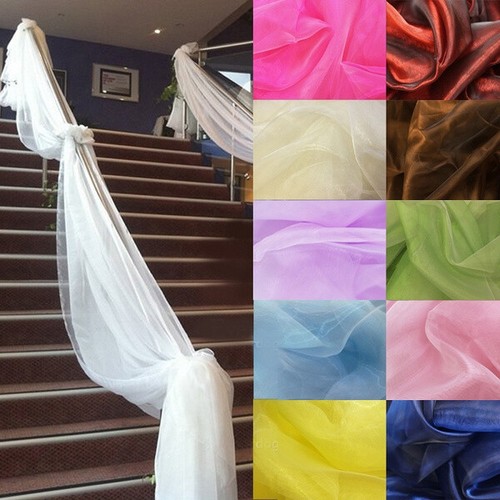 Sheer organza fabric drape - sheer,