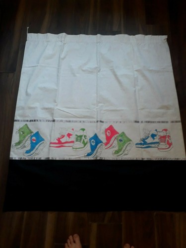 Handmade curtains retro neon - curtains,