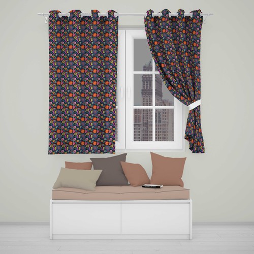 Blackout eyelet curtains - blackout,
