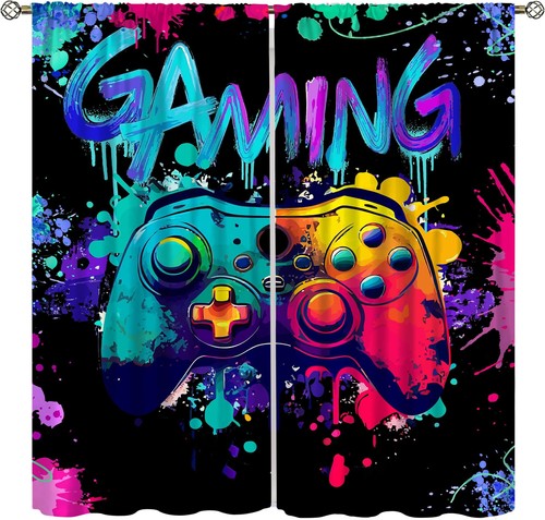 Game curtains cartoon - game, gamepad