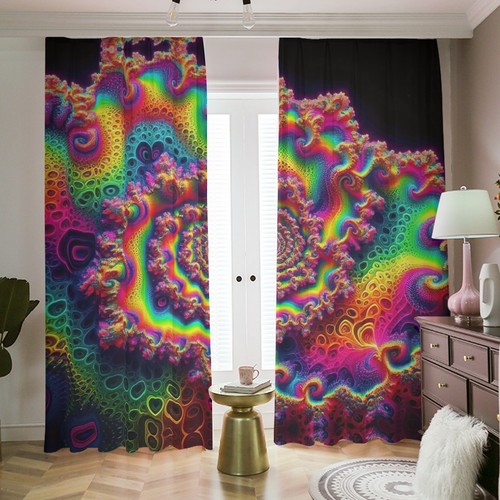 Psychedelic spiral blackout - spiral,