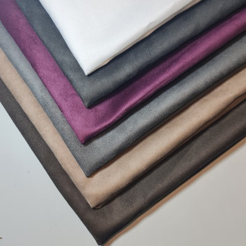 Faux suede suedette fabric - faux,