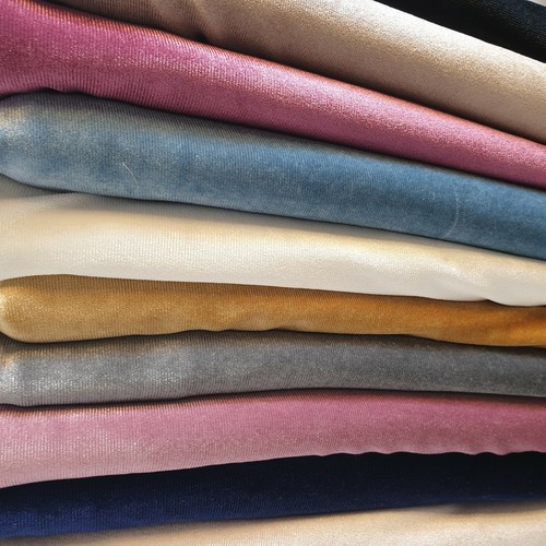 Plain soft velour - plain, velvet
