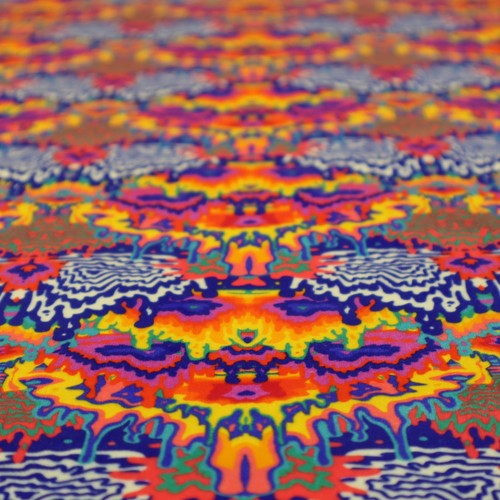 Neon psychedelic upholstery - psychedelic,