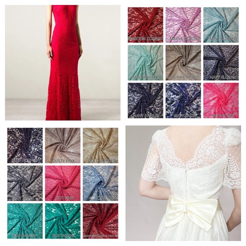 Stretch floral bridal - stretch, lace