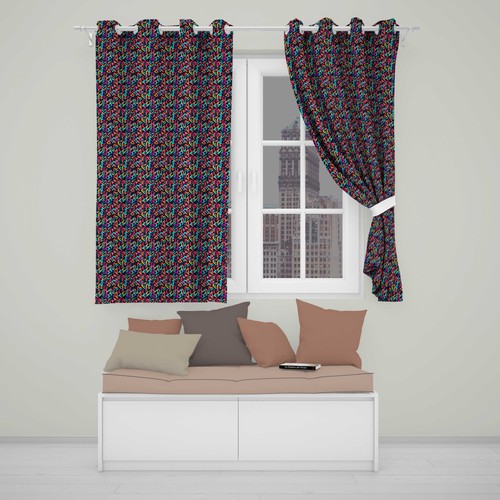 Blackout eyelet curtains - blackout,