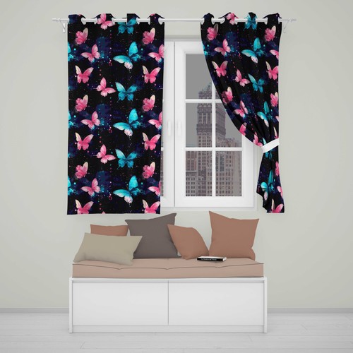 Blackout eyelet curtains - blackout,