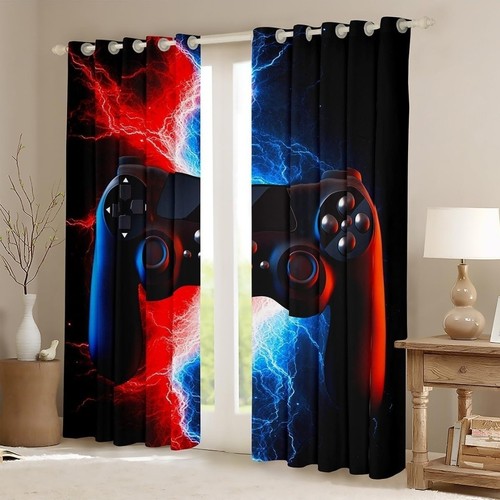 Gamer curtains gamepad - gamer,