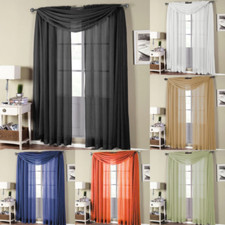 3 Pc Sheer Voile Window