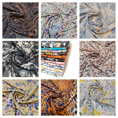 Floral crepe chiffon - floral,