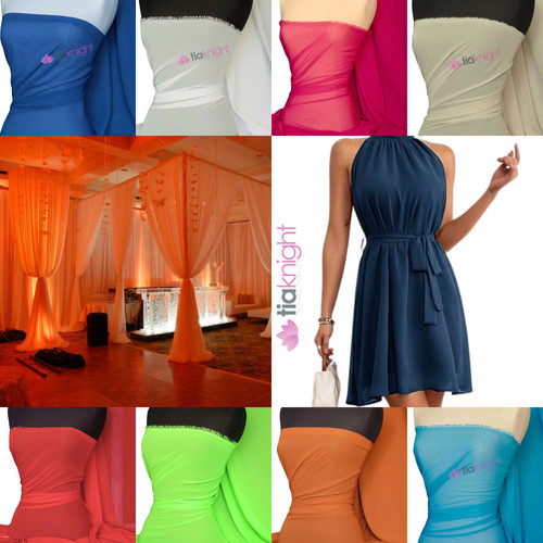 Chiffon soft touch - soft, sheer